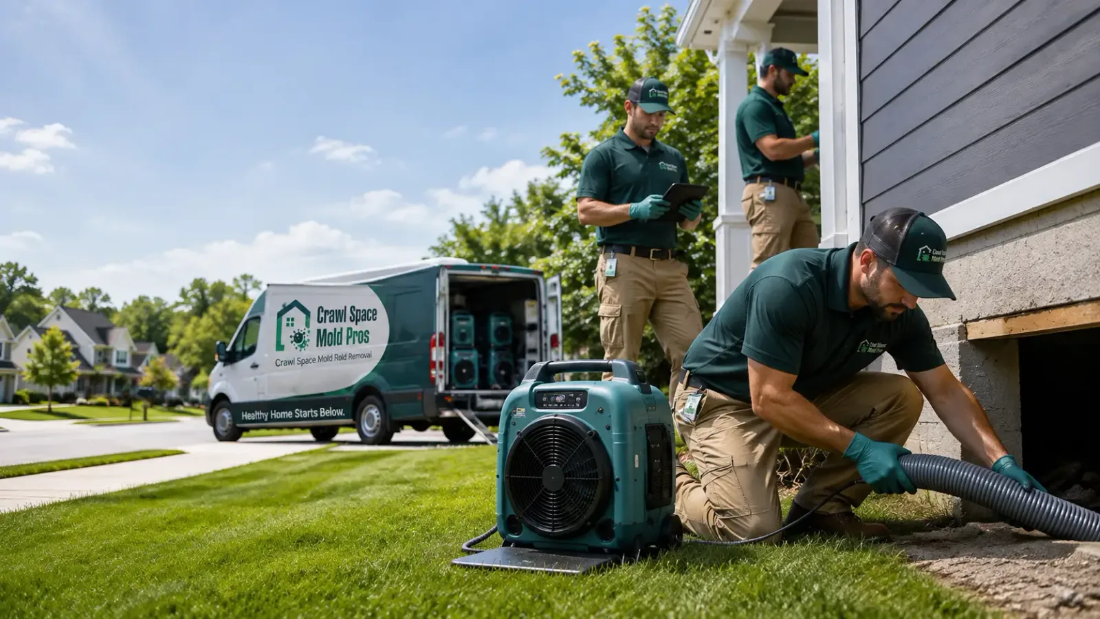 Crawl Space Mold Removal in Grand Junction, MI